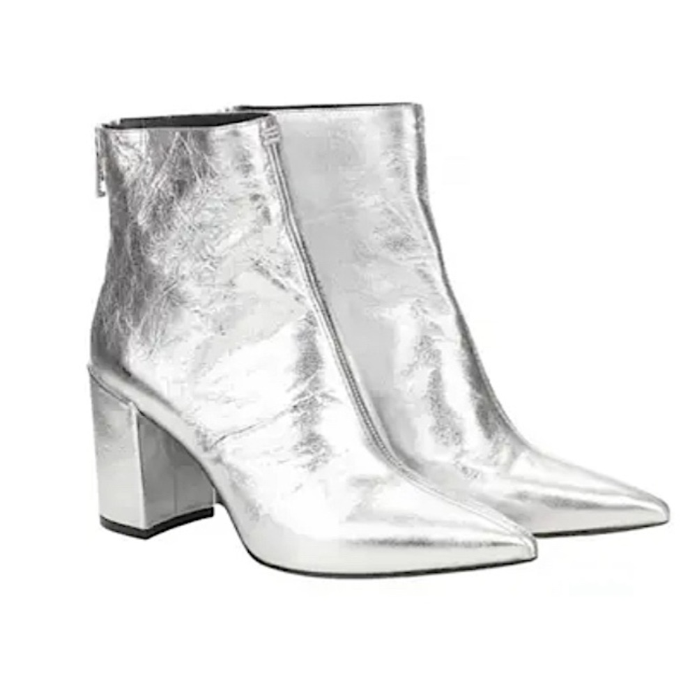 ZADIG AND VOLTAIRE GLIMMER SILVER BOOT